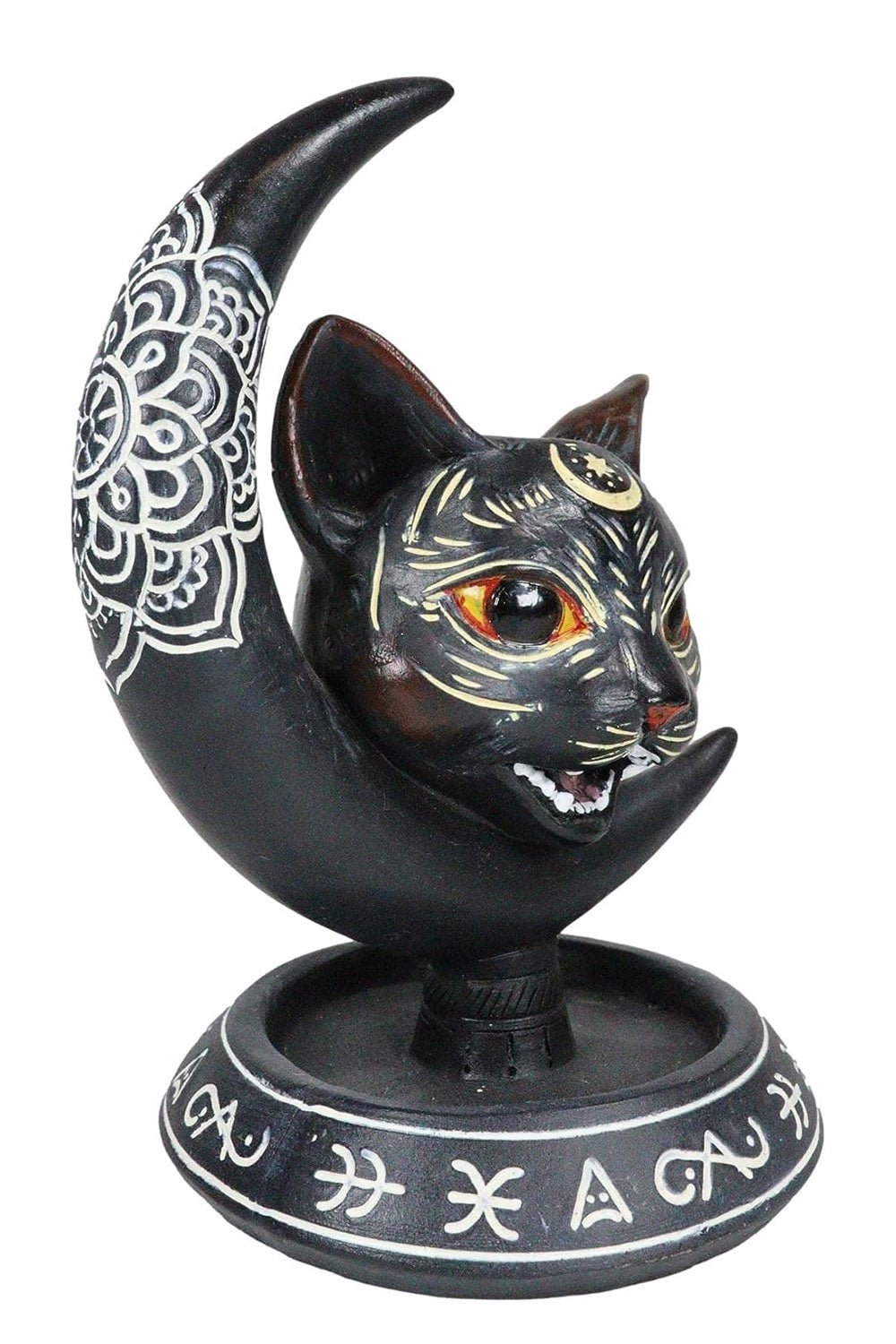 Black Cat Backflow Incense Burner - housewares - VampireFreaks - Pacific Giftware