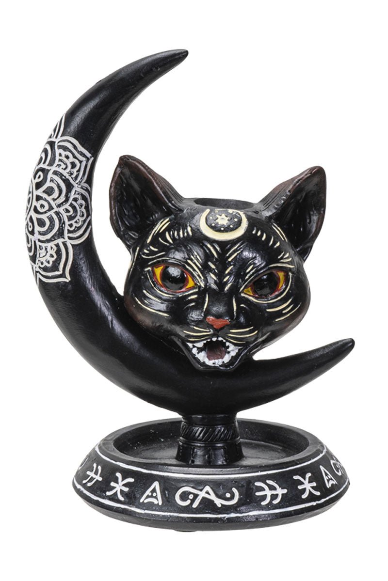 Black Cat Backflow Incense Burner