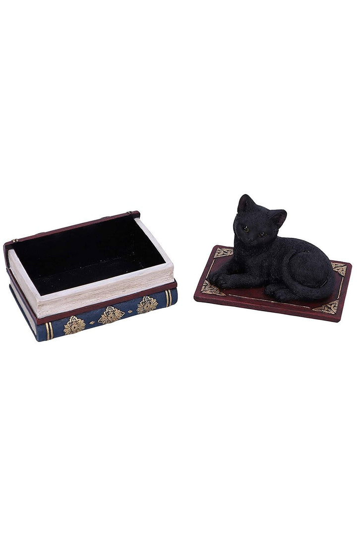 Black Cat Book Box - housewares - VampireFreaks - Pacific Giftware