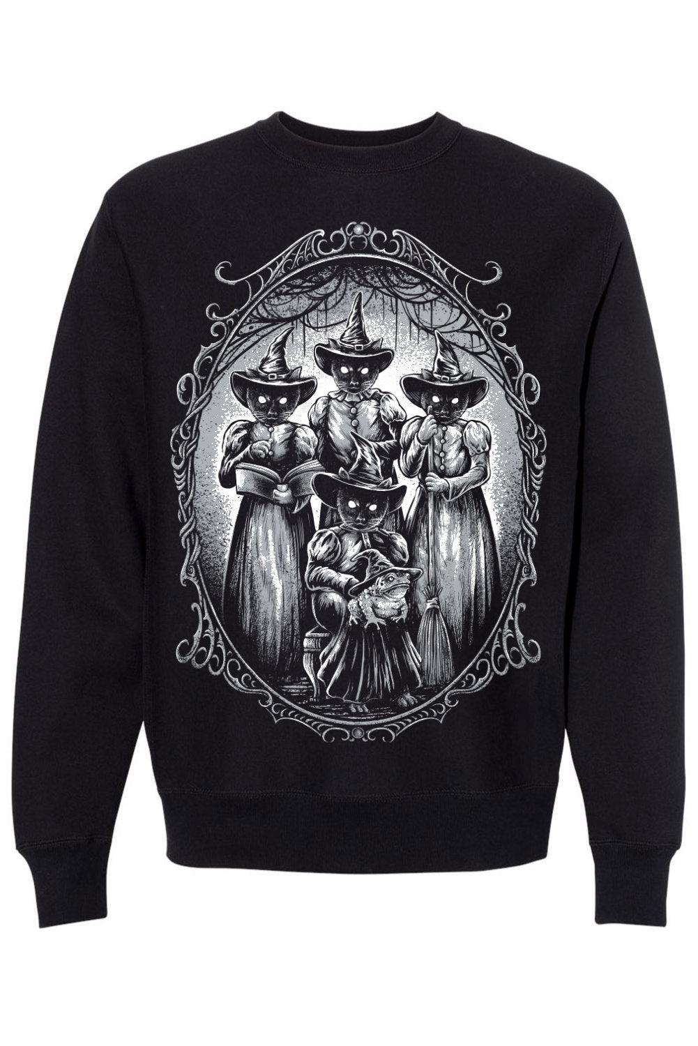 Black Cat Coven Sweatshirt - mens outerwear - VampireFreaks - VampireFreaks