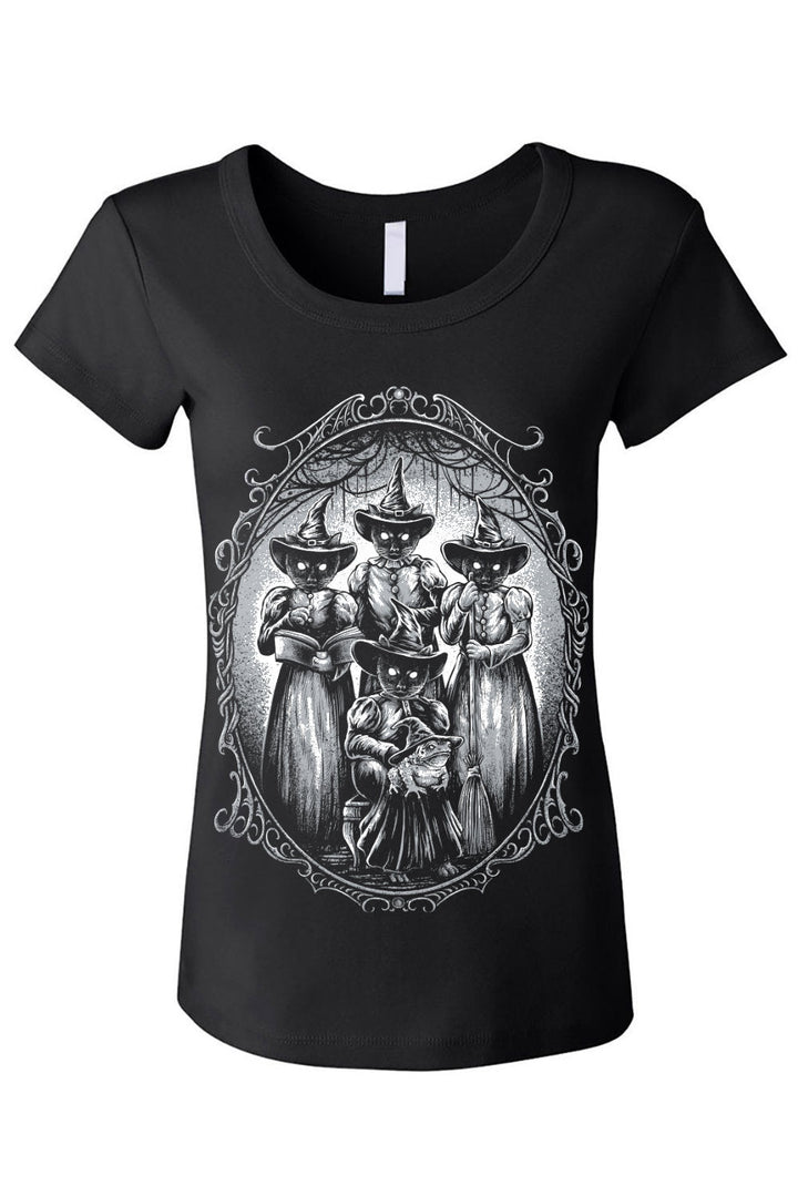 Black Cat Coven T-shirt - graphic t-shirt - VampireFreaks - VampireFreaks