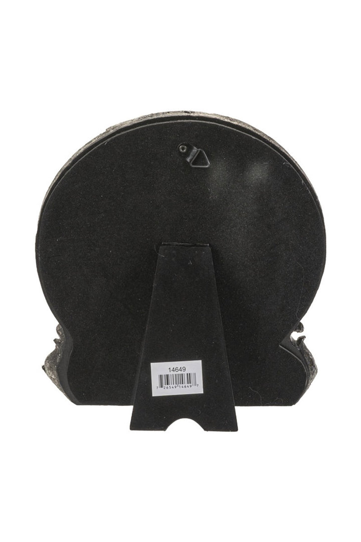 witchy black cat crescent moon table mirror
