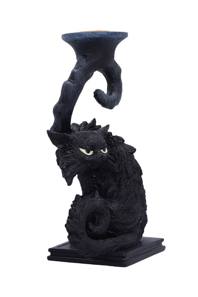 halloween cat candle holder