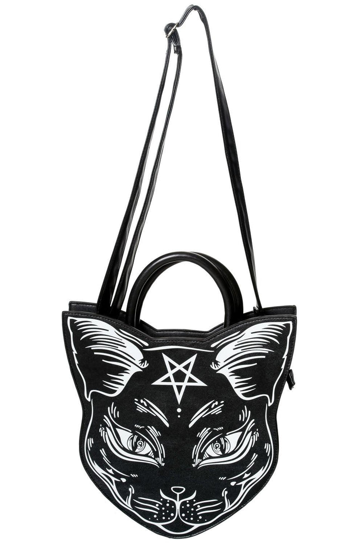 Black Cat Magic Shoulder Bag - bags & wallets - VampireFreaks - Banned Apparel / Lost Queen