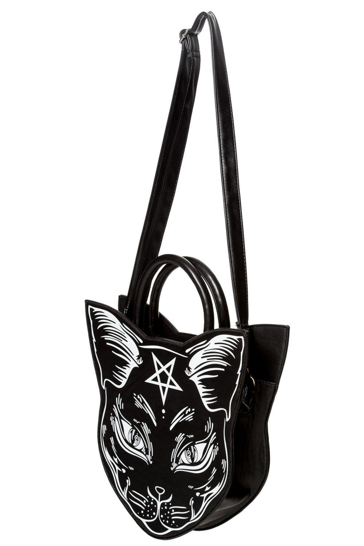 Black Cat Magic Shoulder Bag - bags & wallets - VampireFreaks - Banned Apparel / Lost Queen