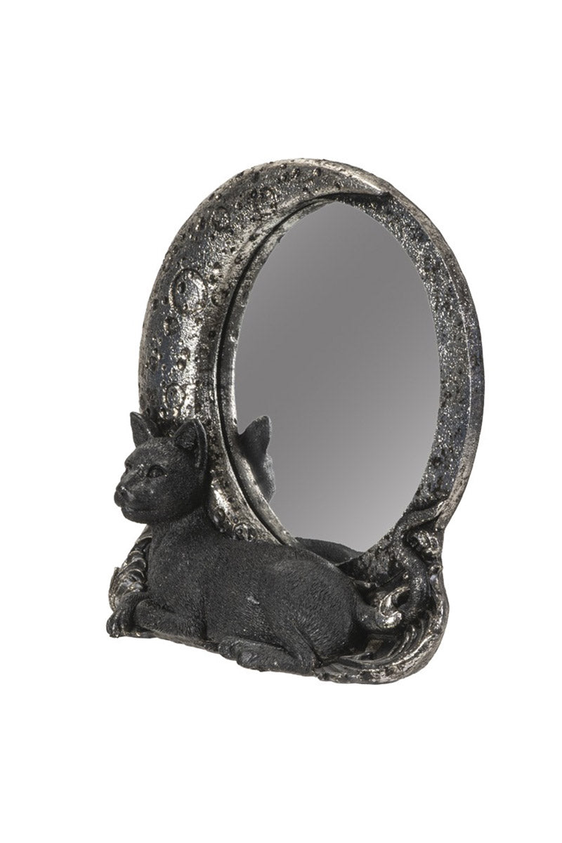 witchy crescent moon mirror