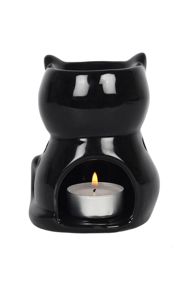 Black Cat Oil Burner - housewares - VampireFreaks - Pacific Giftware