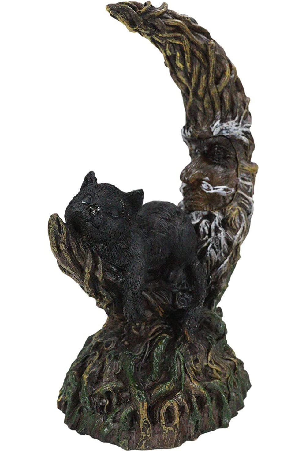 Black Cat on Moon Statue - housewares - VampireFreaks - Pacific Giftware