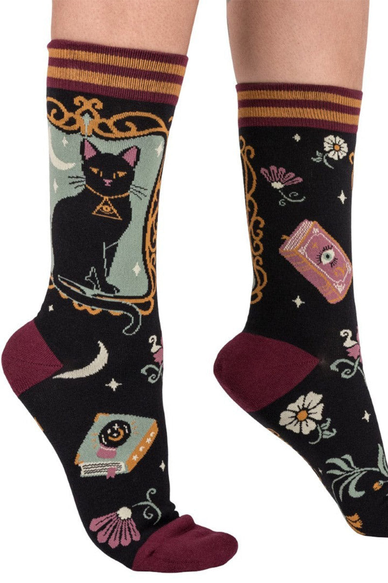 strange and unusual whimsigoth novelty dark academia socks