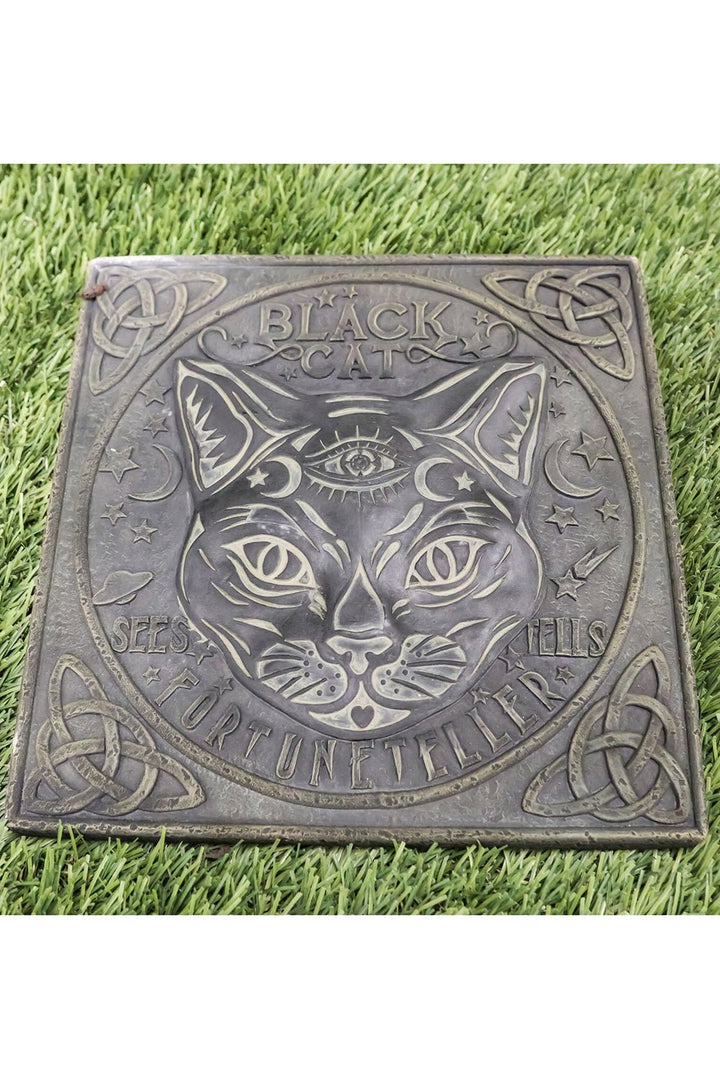 Black Cat Stepping Stone - housewares - VampireFreaks - Pacific Giftware