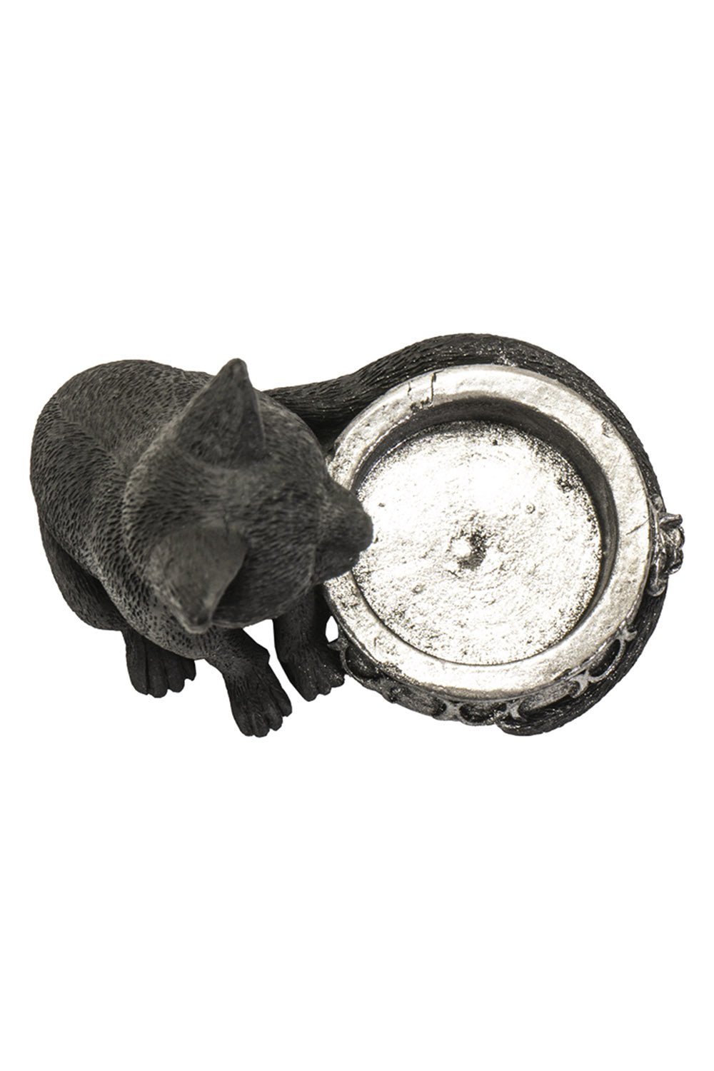 Black Cat Tea Light Candle Holder - housewares - VampireFreaks - Pacific Giftware