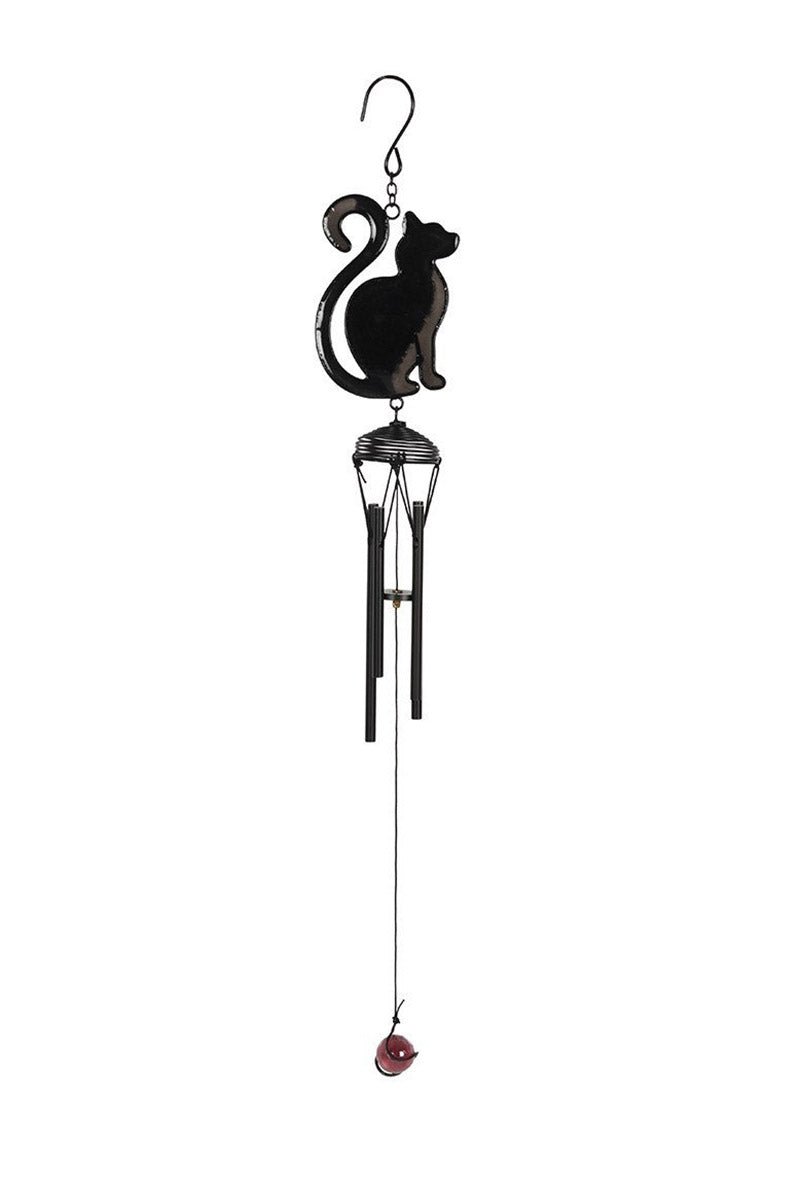 Black Cat Wind Chime - housewares - VampireFreaks - Pacific Giftware