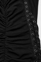 Black Cathedral Corset Mini Dress - dresses - VampireFreaks - Punk Rave