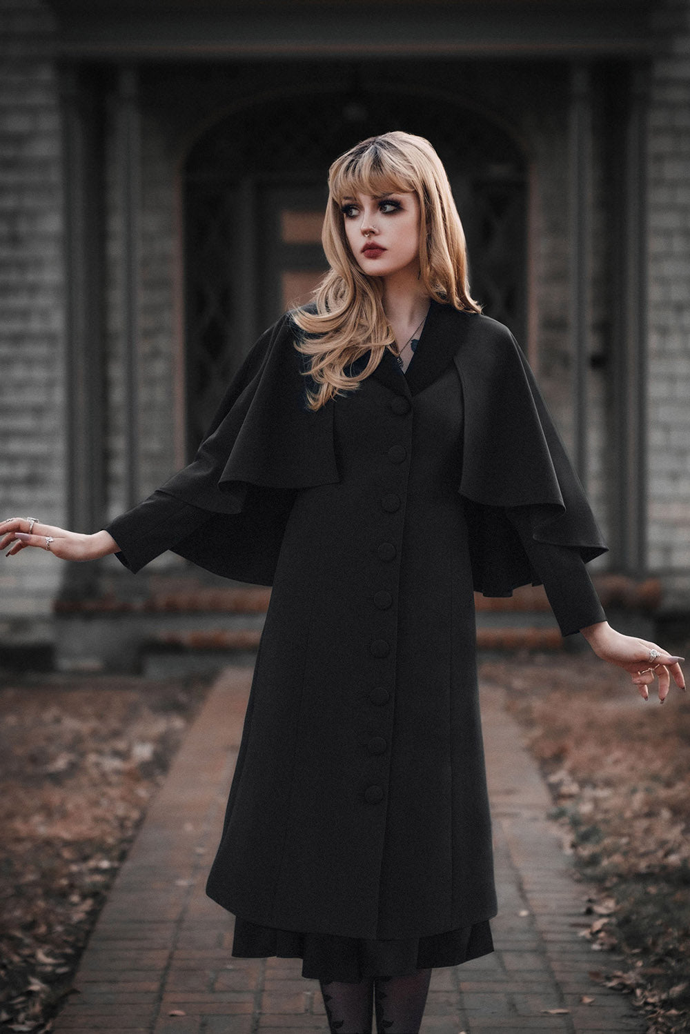 vintage goth coat