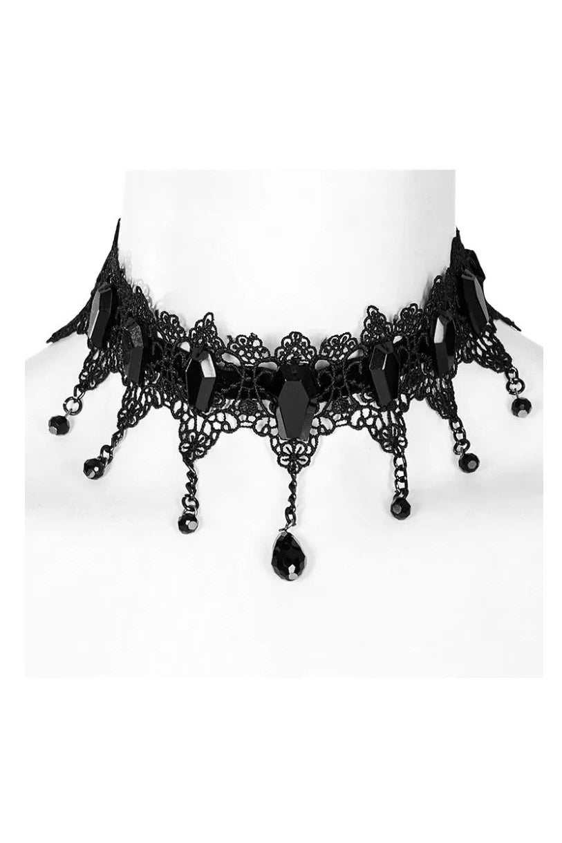 Black Coffin Choker - chokers - VampireFreaks - Punk Rave