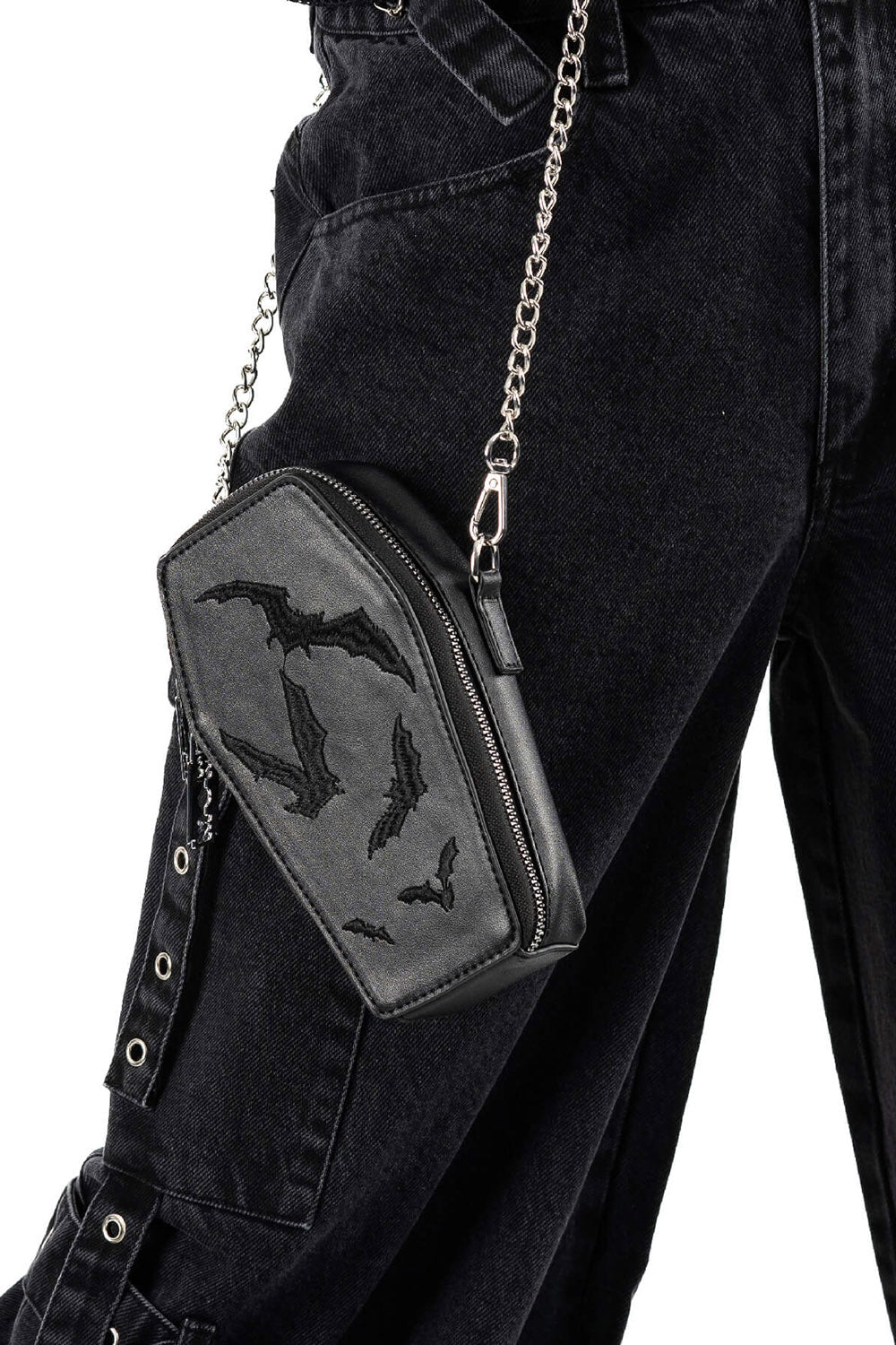 emo coffin shoulder bag by poizen industries