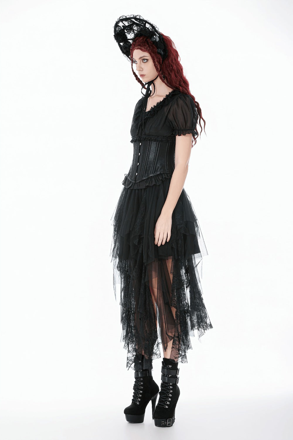 romantic goth underbust corset