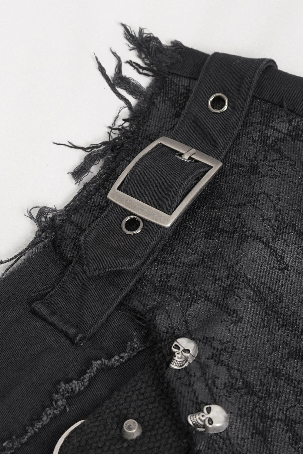 Black Death Denim Vest – VampireFreaks