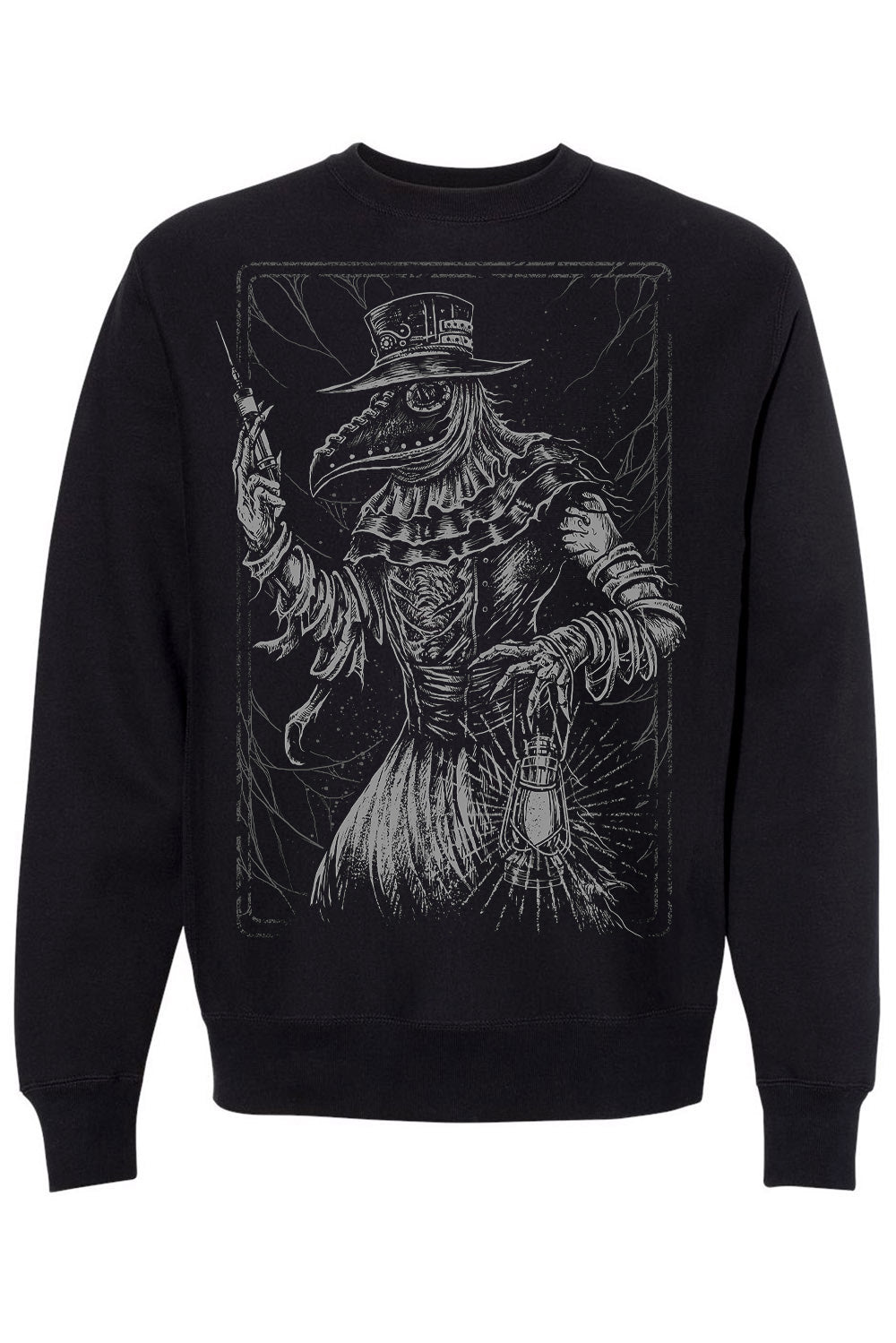 Black Death Doctor Sweatshirt - mens outerwear - VampireFreaks - VampireFreaks