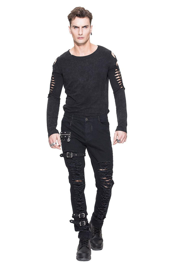 Black Death Pants - mens pants - VampireFreaks - Devil Fashion