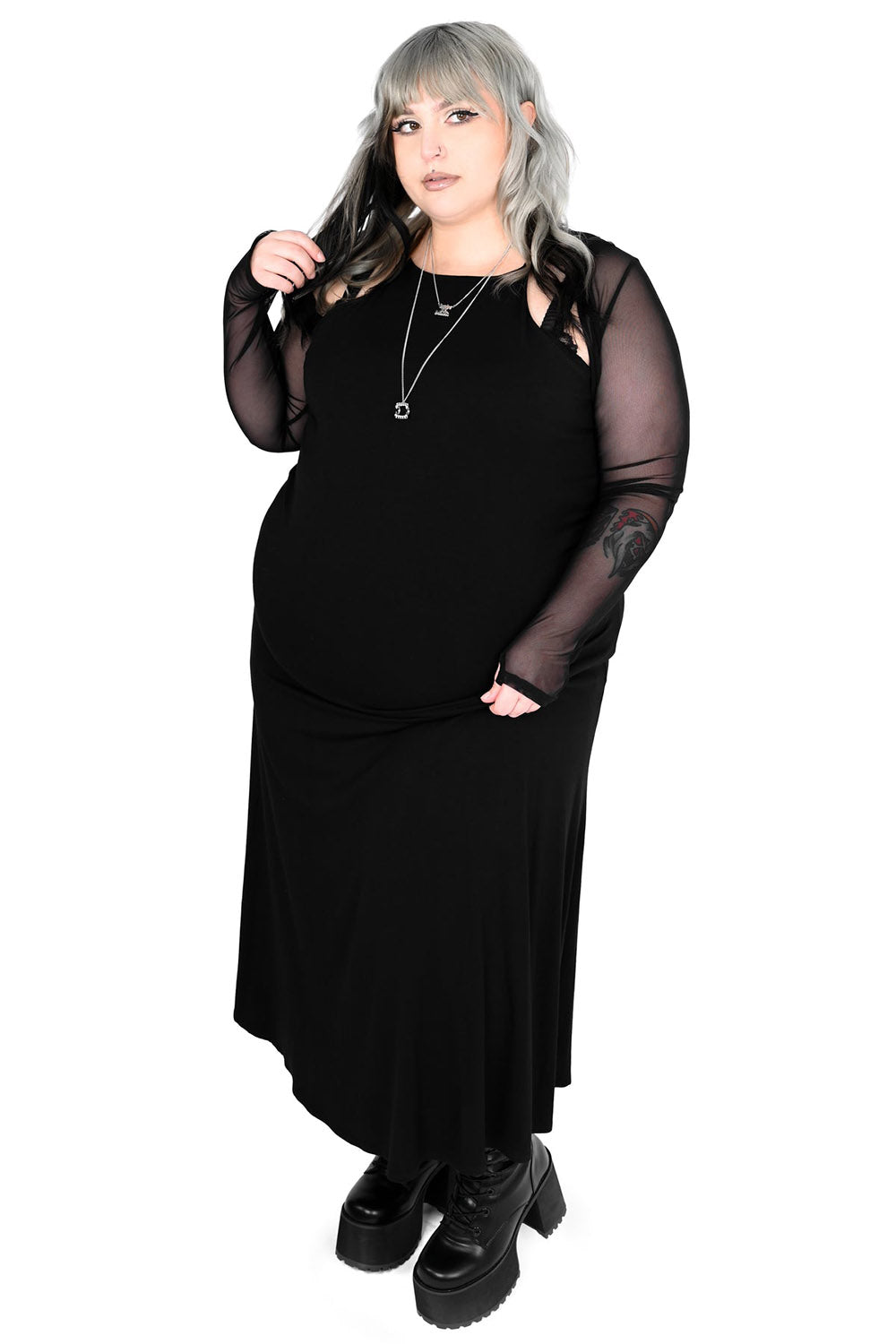 sleeveless bodycon dress