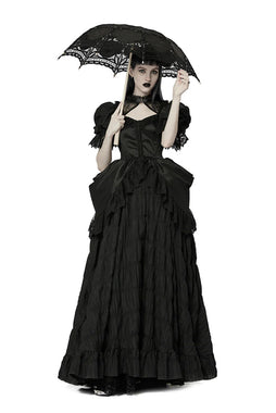 Vampire Goth Bustle Ball Gown