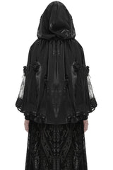 Black Eulogy Cloak - womens outerwear - VampireFreaks - Devil Fashion