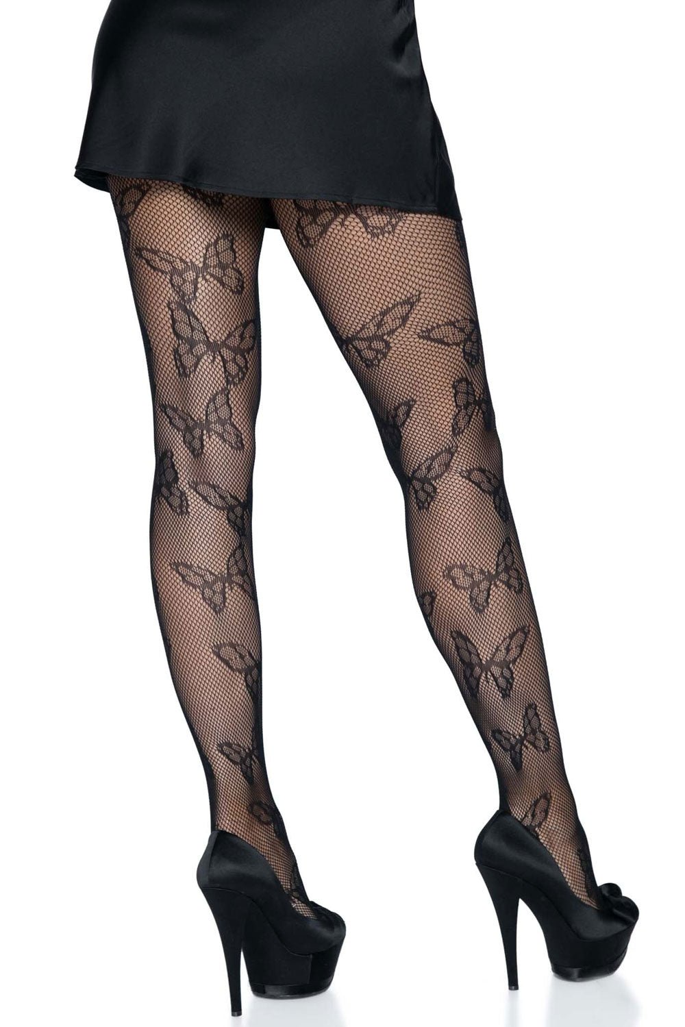 Black Fantasy Butterfly Tights - socks & stockings - VampireFreaks - Leg Avenue