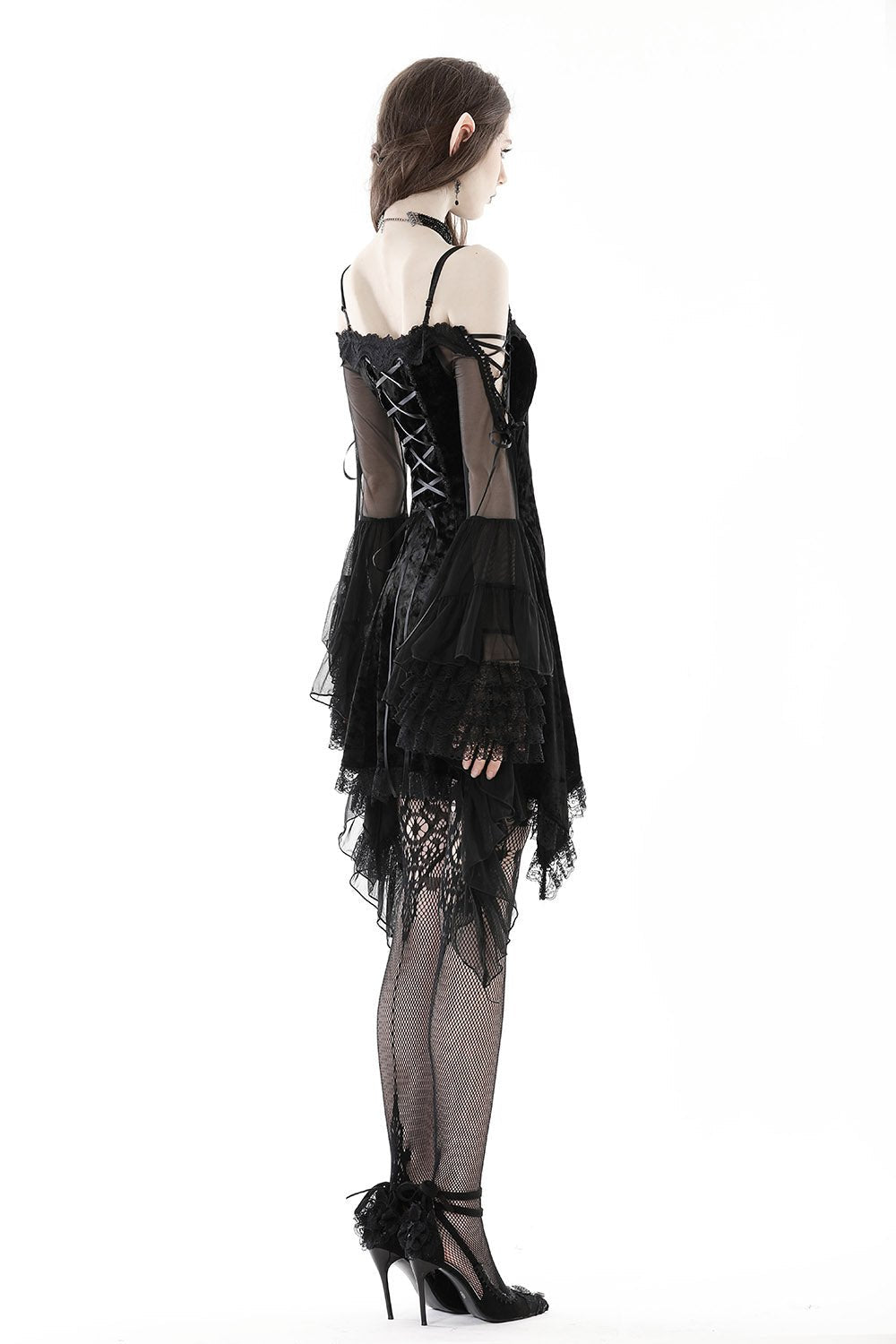 Black Fantasy Velvet Dress - dresses - VampireFreaks - Dark In Love