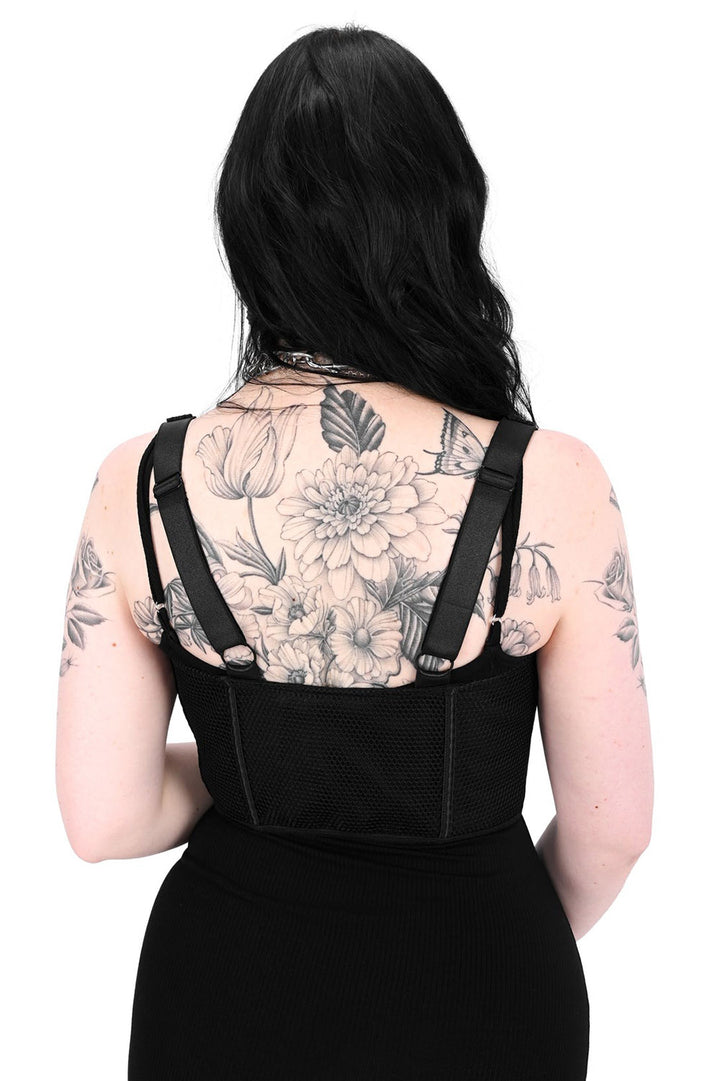 gothic underbust corset belt by foxblood 