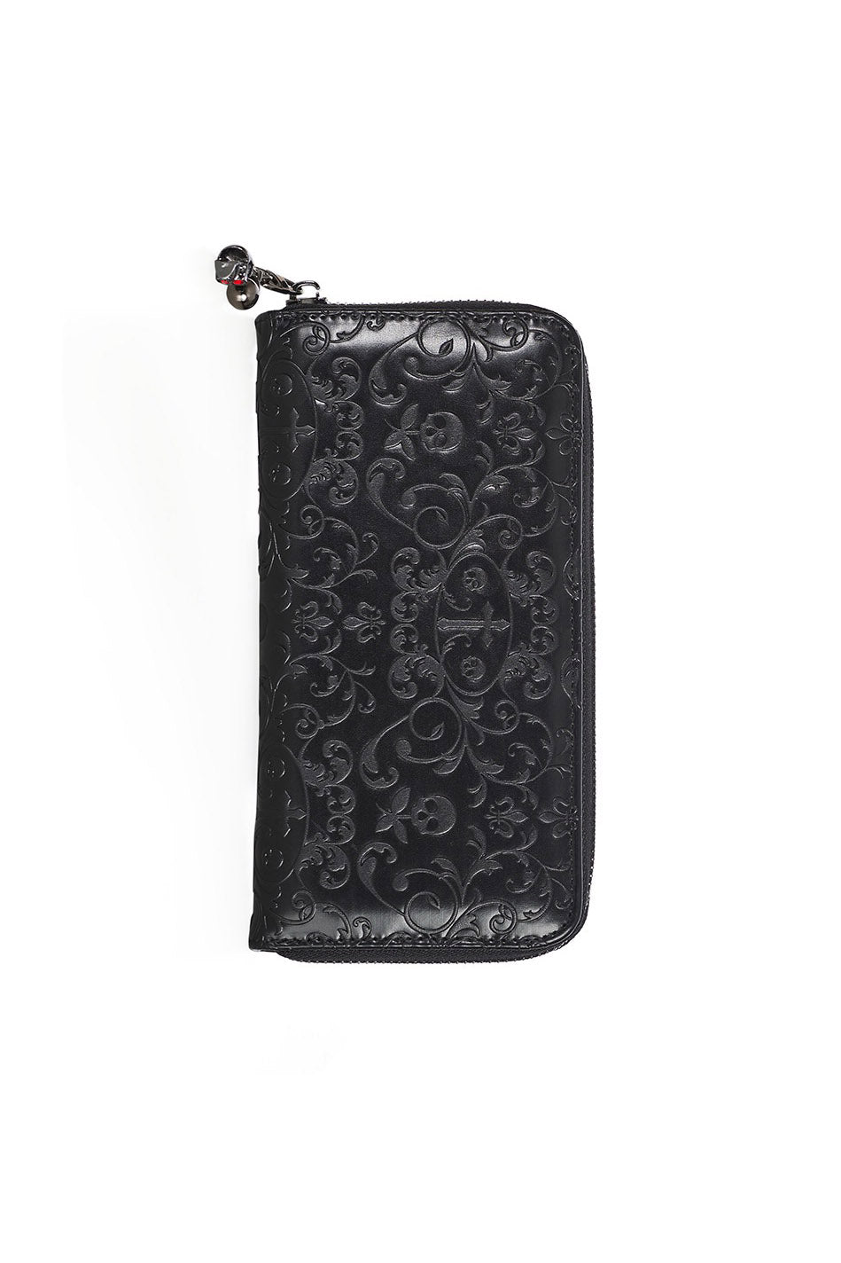 vampire gothic long black wallet