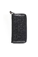 vampire gothic long black wallet