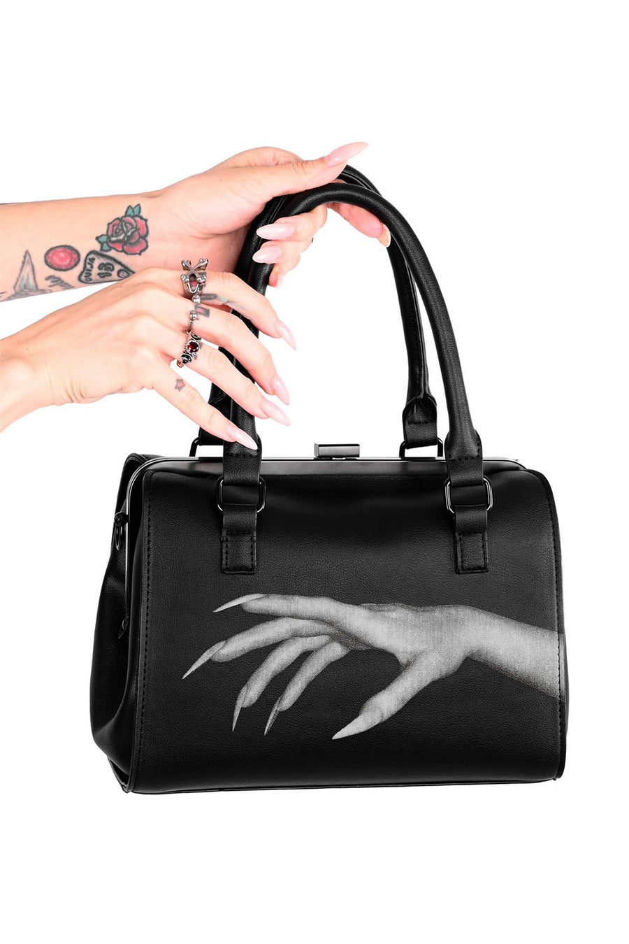gothic haunting hand vampire bag