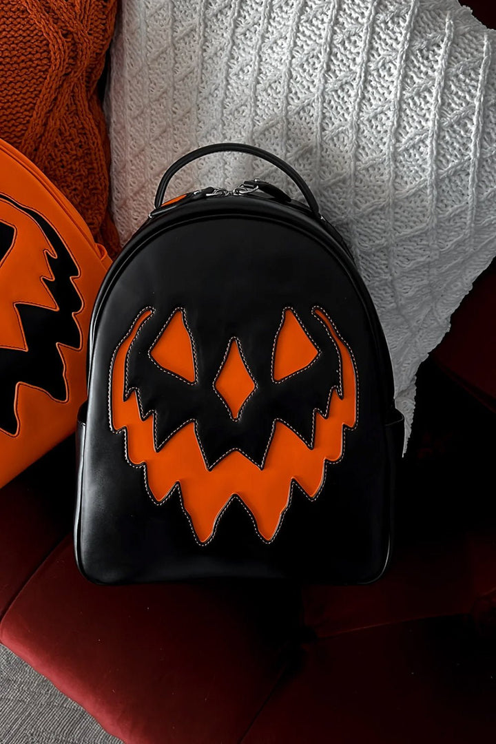 Black Haunted Hallows Backpack - bags & wallets - VampireFreaks - Lively Ghosts