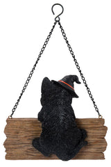 Black Kitten W/ Board Hanging Sign - housewares - VampireFreaks - Pacific Giftware