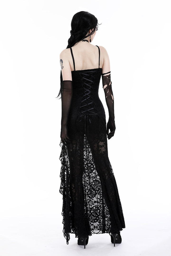 Black Lantern Lace Dress - dresses - VampireFreaks - Dark In Love