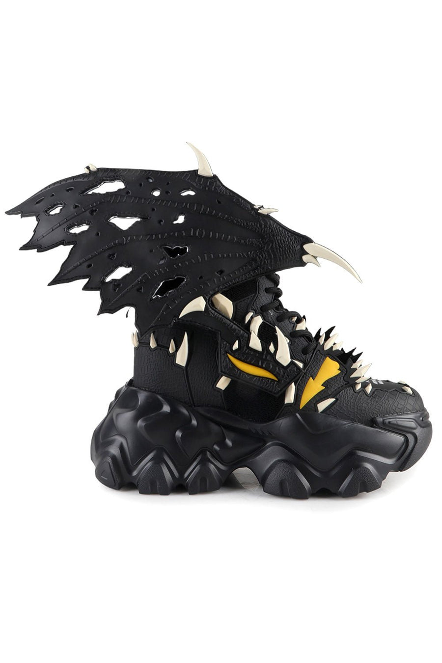 Black Lemon Platform Sneakers - womens shoes - VampireFreaks - Anthony Wang