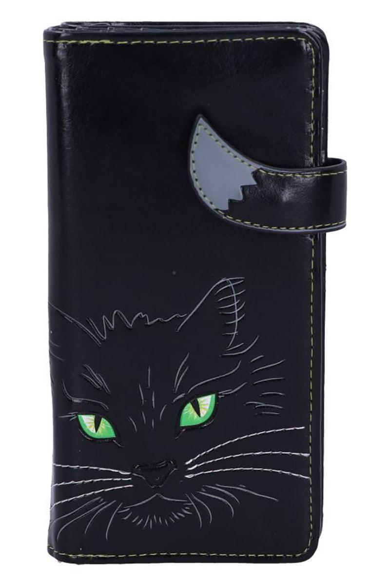 Black Lucky Cat Wallet - bags & wallets - VampireFreaks - Nemesis Now