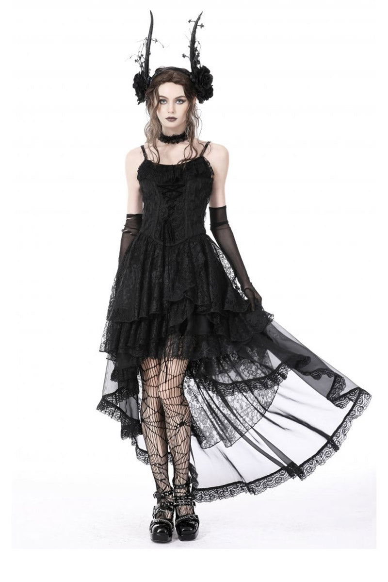 Black Majesty Chiffon Skirt - skirts - VampireFreaks - Dark In Love