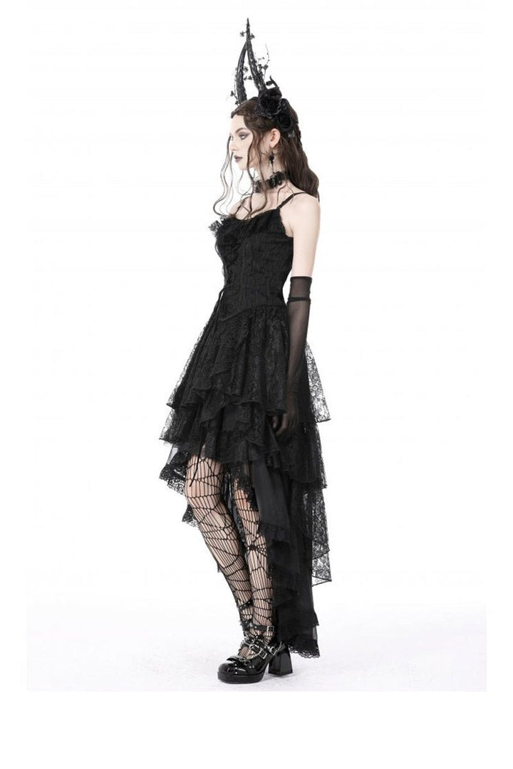 Black Majesty Chiffon Skirt - skirts - VampireFreaks - Dark In Love