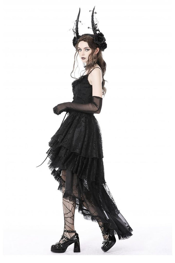 Black Majesty Chiffon Skirt - skirts - VampireFreaks - Dark In Love