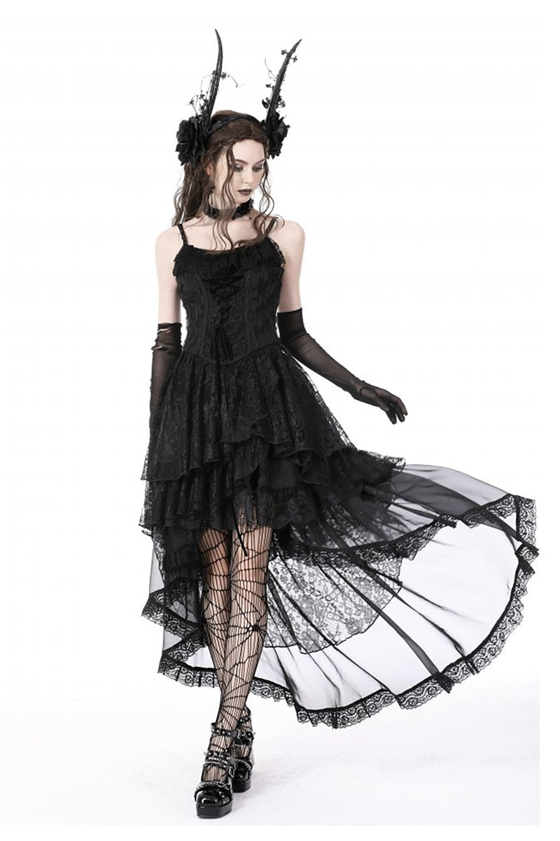 Black Majesty Chiffon Skirt - skirts - VampireFreaks - Dark In Love