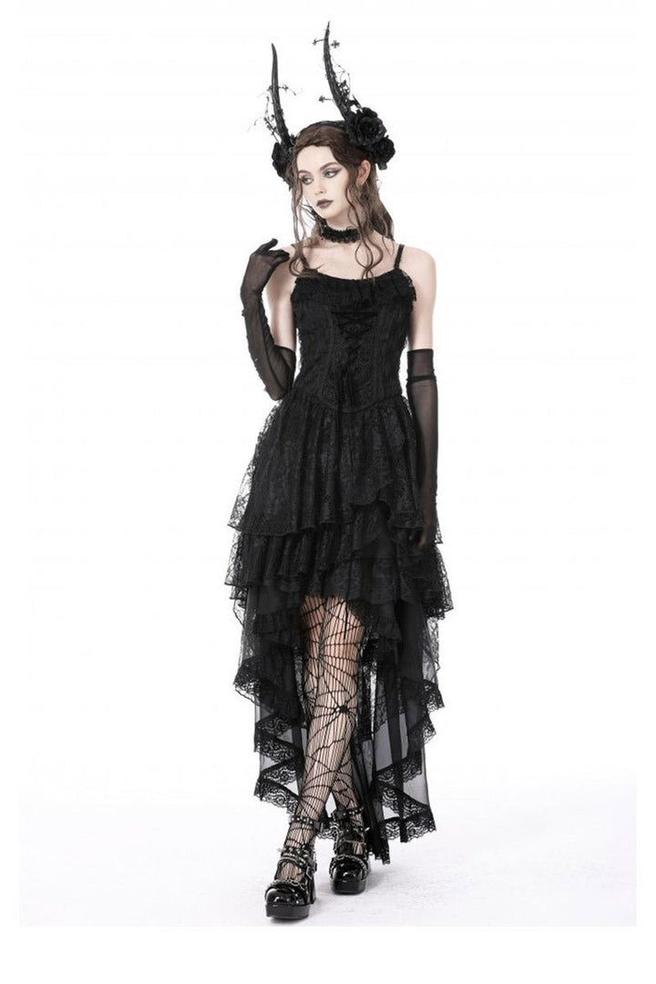 Black Majesty Chiffon Skirt - skirts - VampireFreaks - Dark In Love