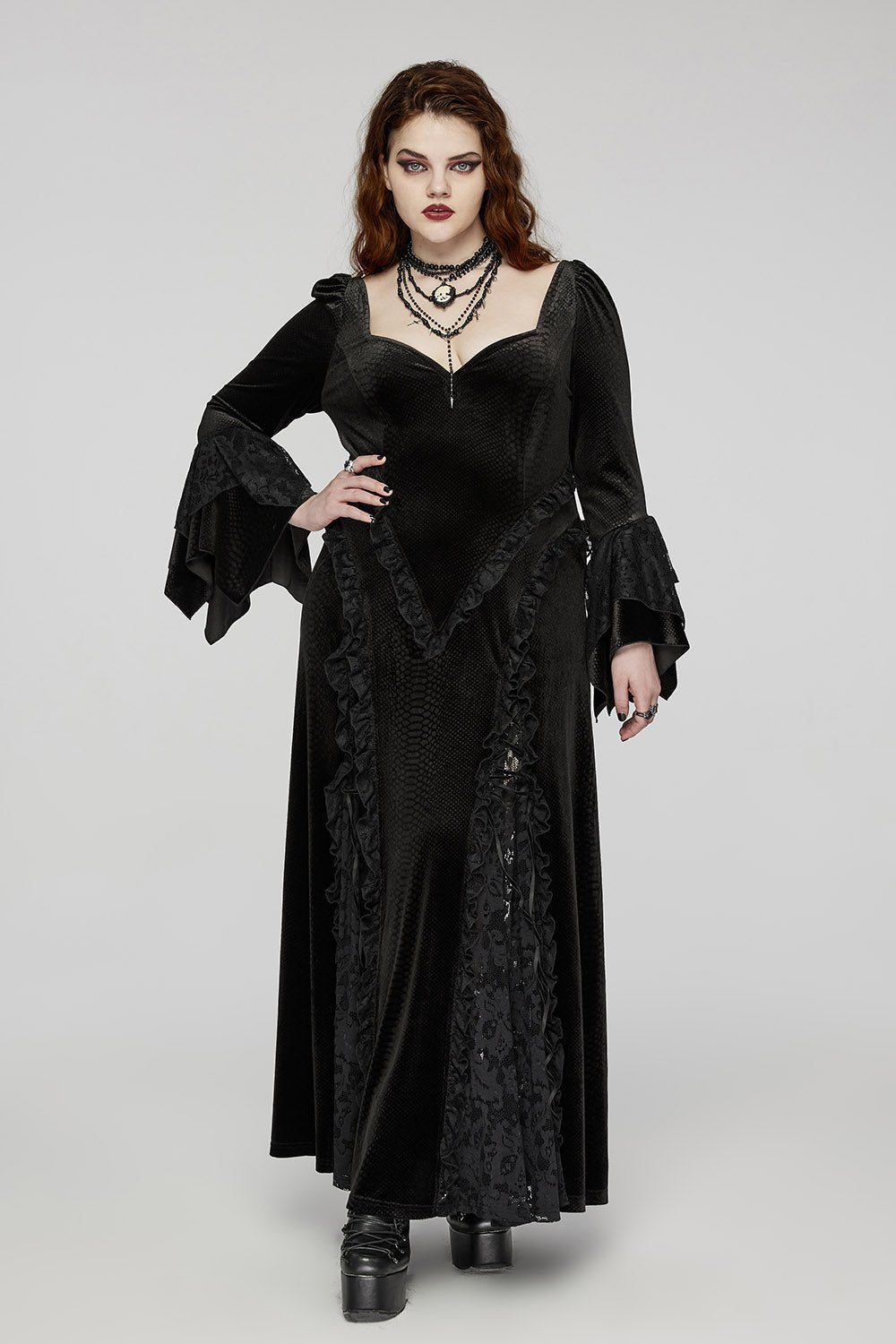 Black Majesty Vampire Goth Dress Plus Size VampireFreaks