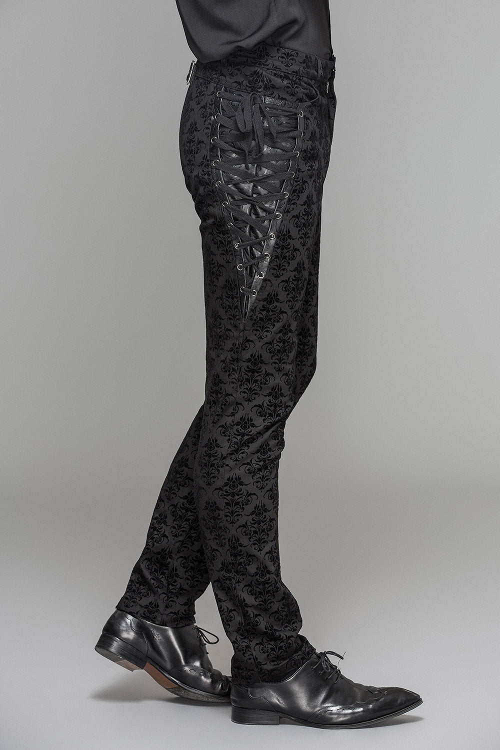 Dark Shadows Lace-Up Pants