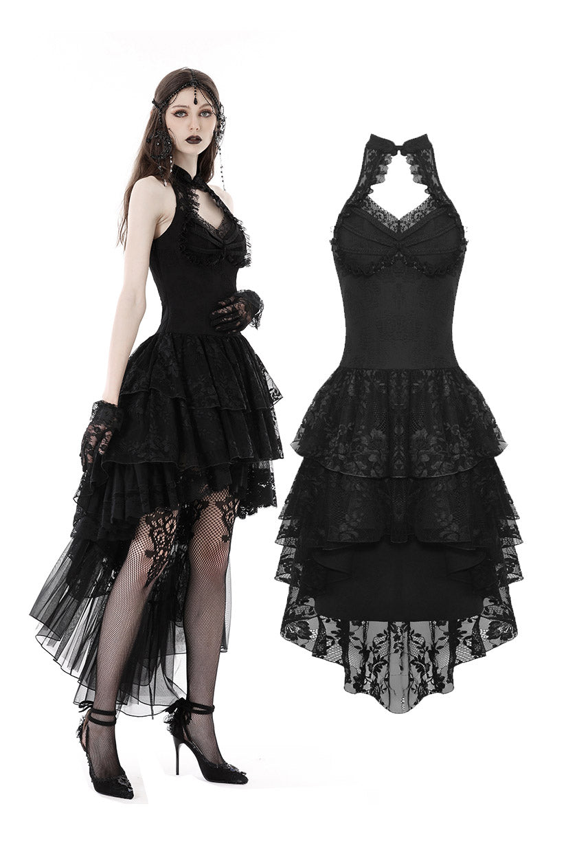 Black Moonlight High Low Dress - dresses - VampireFreaks - Dark In Love