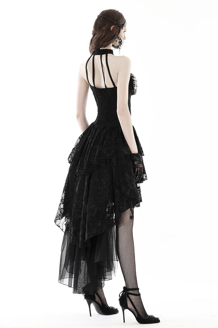 Black Moonlight High Low Dress - dresses - VampireFreaks - Dark In Love