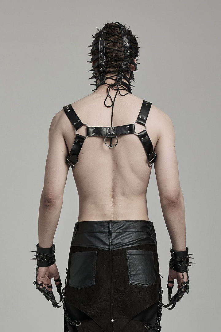 Black Oath O - Ring Chest Harness - belts - VampireFreaks - Punk Rave