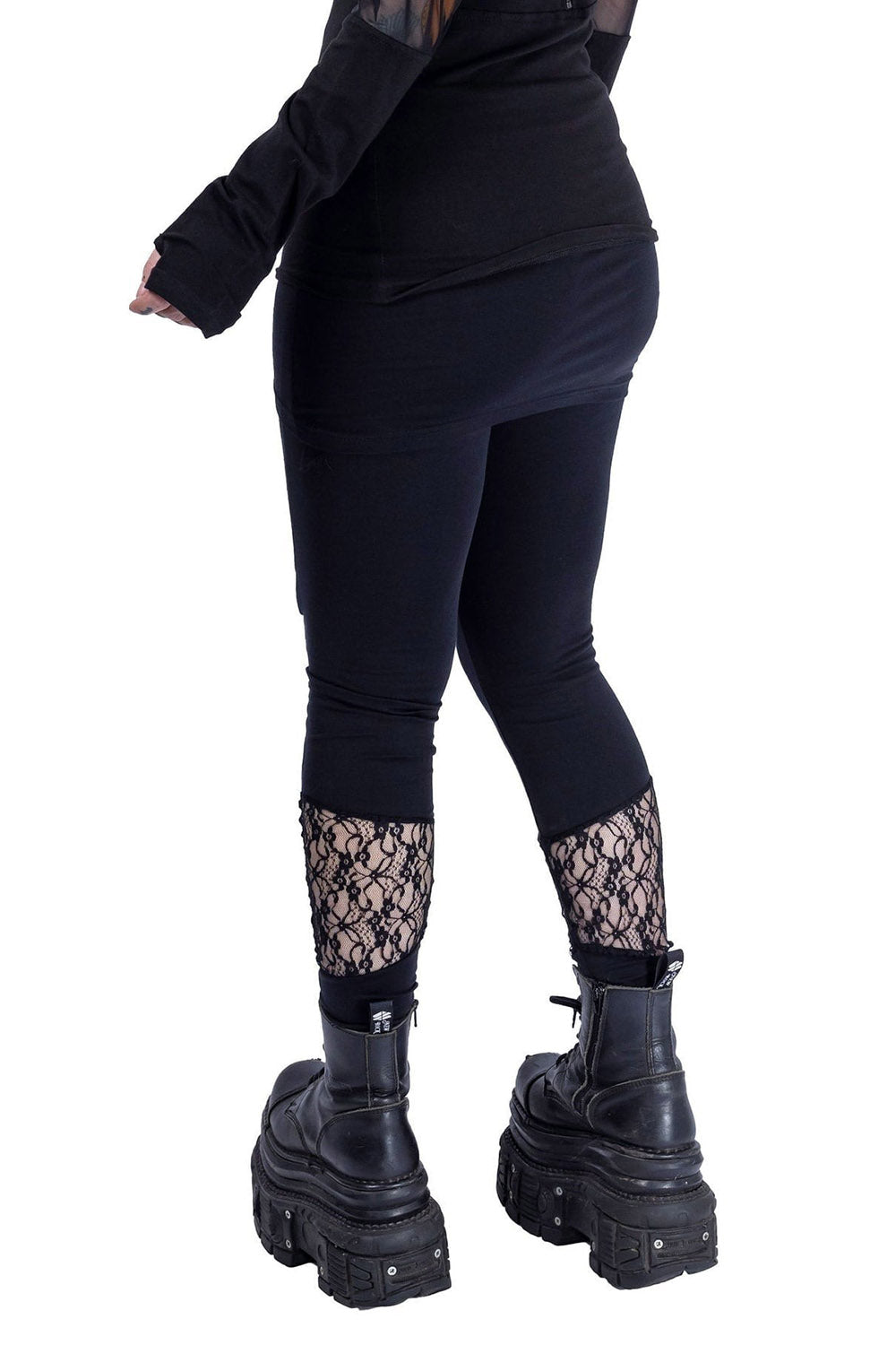 womens black cutout leggings