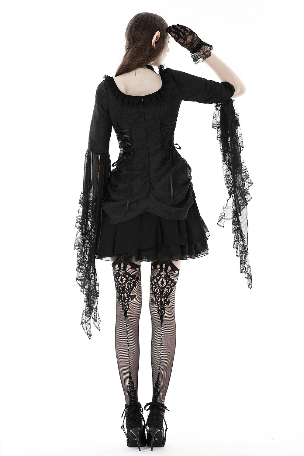 Black Prayer Bustle Dress - dresses - VampireFreaks - Dark In Love